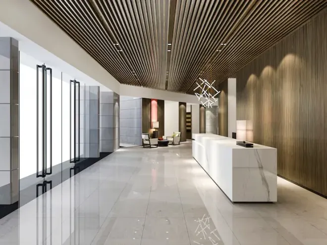 Grand reception lobby